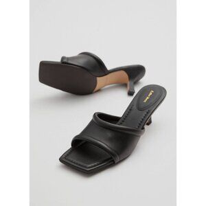 & OTHER STORIES Soft Leather Mules Black Womens Size US 5